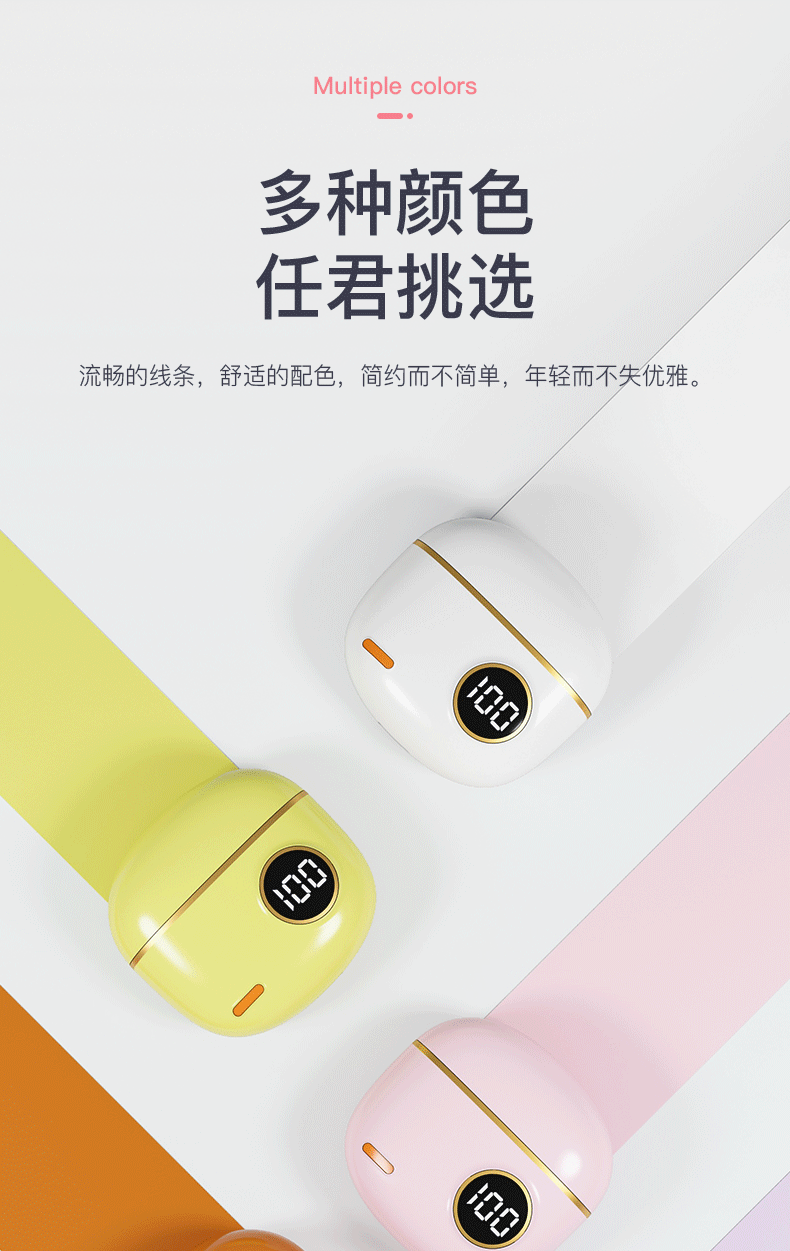 Popular compact true wireless Bluetooth earbuds 2025 new ultra long battery life sports running noise reduction high quality in-ear