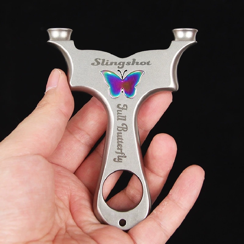 Butterfly Flying Tiger Slingshot 타원형 헤드 스트레이트 바인딩 컬러풀 플랫 가죽 프레임 고정밀 베트남 스트레이트 바인딩 대외 무역 스포츠 기술자