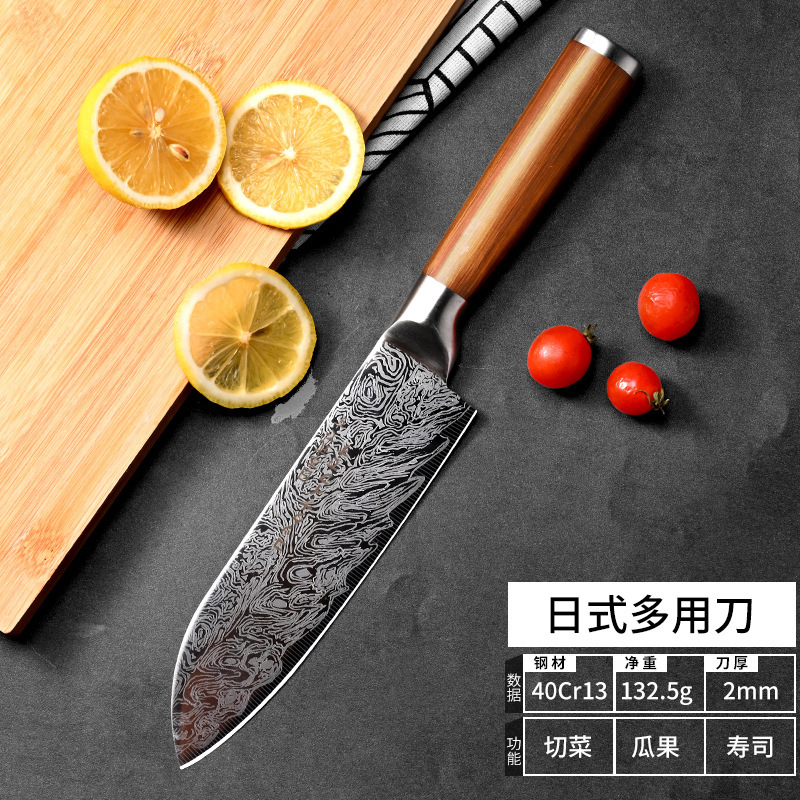 Hueso hueso cuchillo de acero inoxidable cuchillo de corte japonés cuchillo de corte de corte