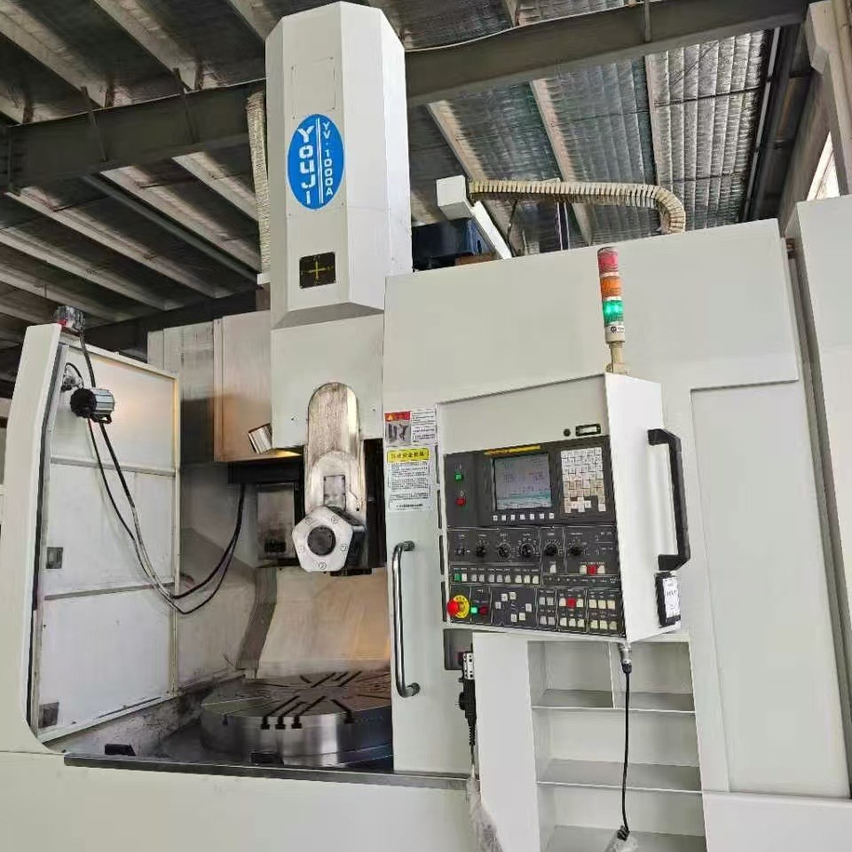 出售二手油机YV-1000A数控立式车床切削高度700承重:4000kg