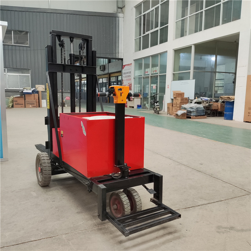 全电动站驾式叉车 小型250/500公斤液压升降车叉 全电动堆高车