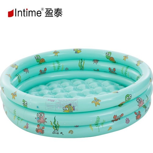 Children's Bobo Pool Inflatable Pool with Round Print Household Pool Baby Swimming Pool Thick Mermaid Pool