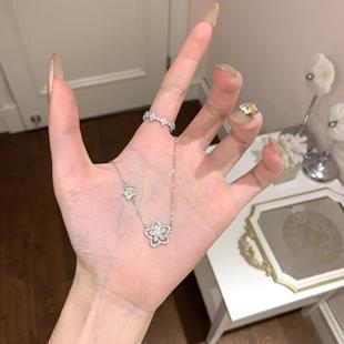Super Shiny Full Diamond Star Necklace for Women, Versatile, Fashionable, Niche Design, Personalized, Light Luxury, Simple Starburst Necklace