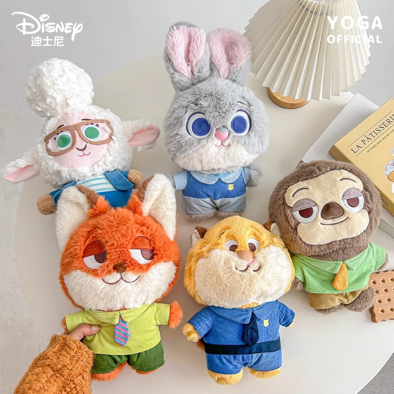 Disney Zootopia Judy Nick Cute Sugar Stuffed Doll Toy Cute Cartoon Doll Birthday Gift Disney Zootopia Judy Nick Cute Sugar Stuffed Doll Toy Cute Cartoon Doll Birthday Gift
