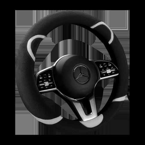 Factory Custom Car Steering Wheel Cover New Style Cartoon Short Plush Steering Wheel Cover Multiple Options Available