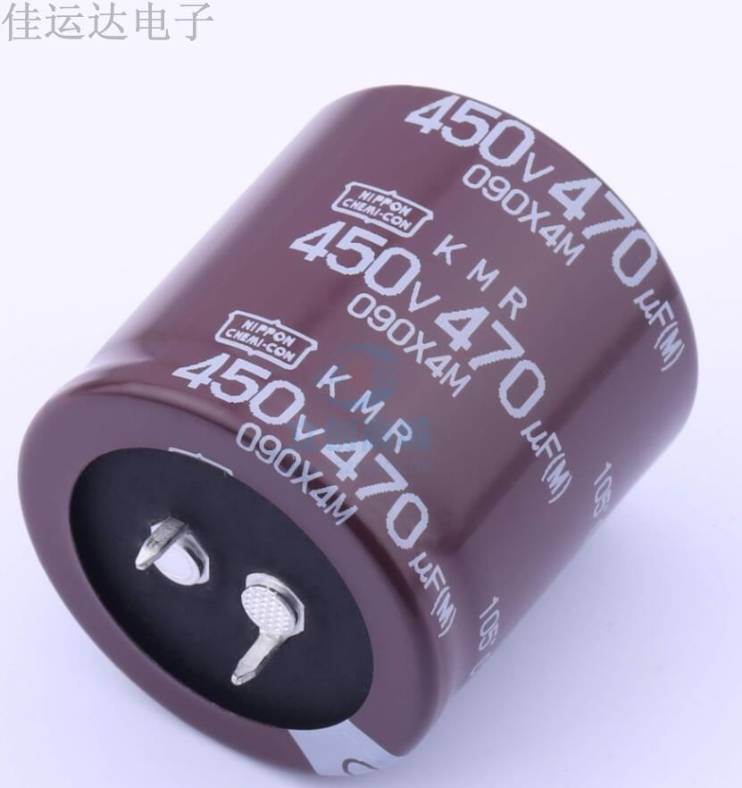 EKMR451VSN471MA35S 规格470uF 450V35x35mm 牛角型电解电容器