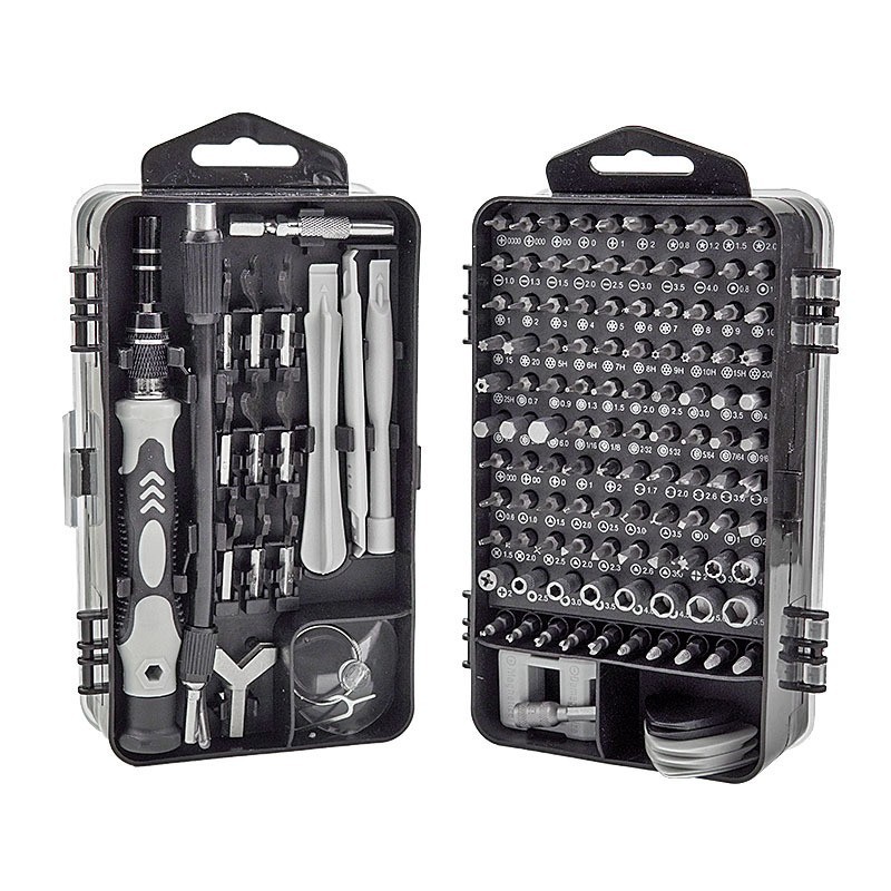 115-in-1 Screwdriver Combination Set 135-in-1 138-in-1 Mobile Phone Disassembly Watch Repair Screwdriver S2 Steel