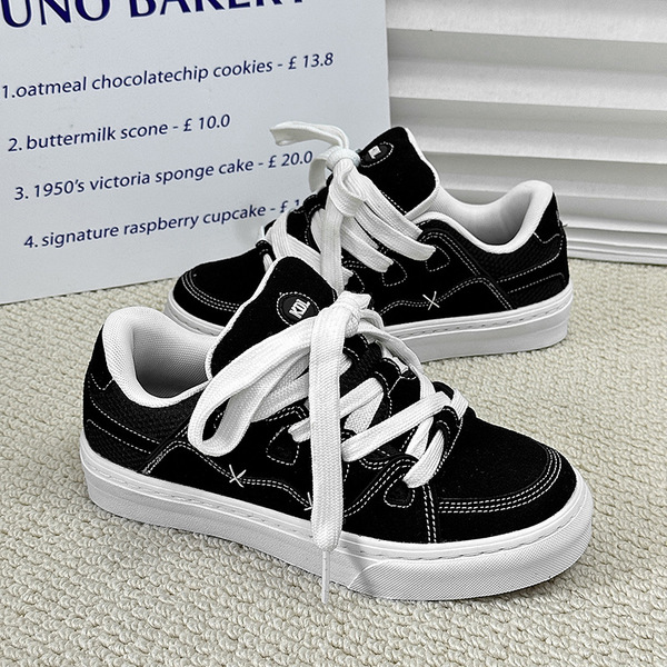 Summer sports exclusive black sneakers