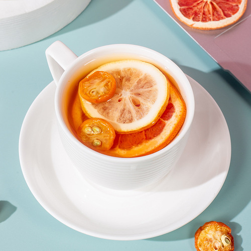 Grapefruit lemon passion fruit rock sugar grapefruit dried lemon passion fruit kumquat dried honey fruit tea dropshipping