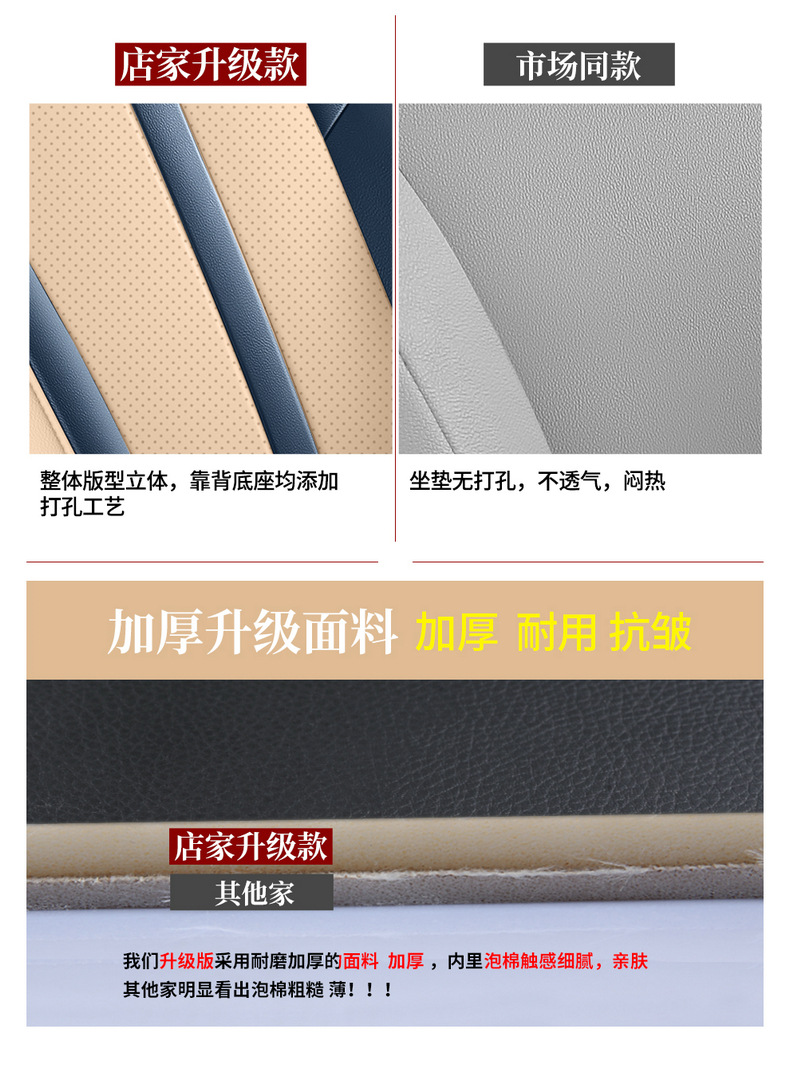 Seat Cover for Great Wall Shanhai Cannon, Full Set Leather