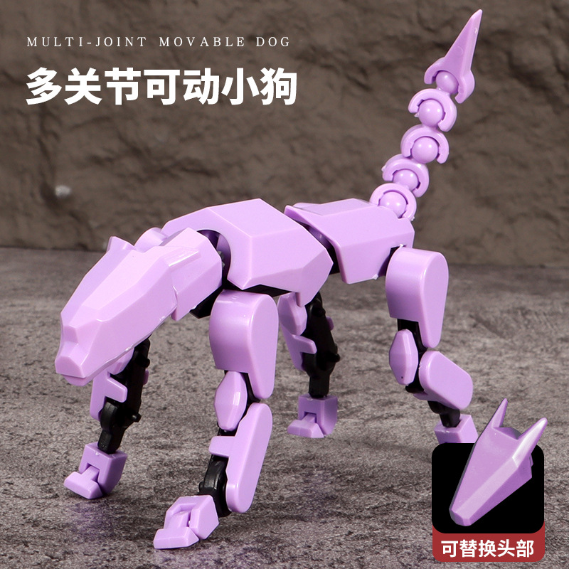 Explosiones transfronterizas articulaciones se pueden mover par 3d impresión de la tercera generación de la suerte muñeca muñeca descompresión artefactos fabricantes al por mayor