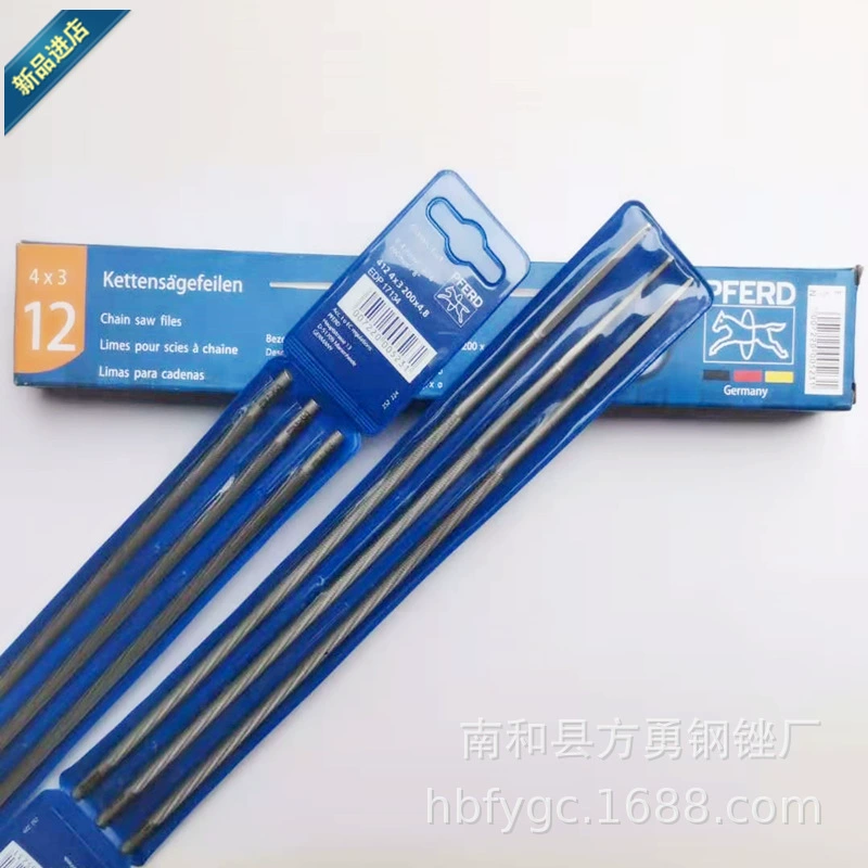 4,8 напильник для цепной пилы для пакетов, набор из трех частей, 12 немецких напильников для цепной пилы 404, круглый напильник для цепной пилы