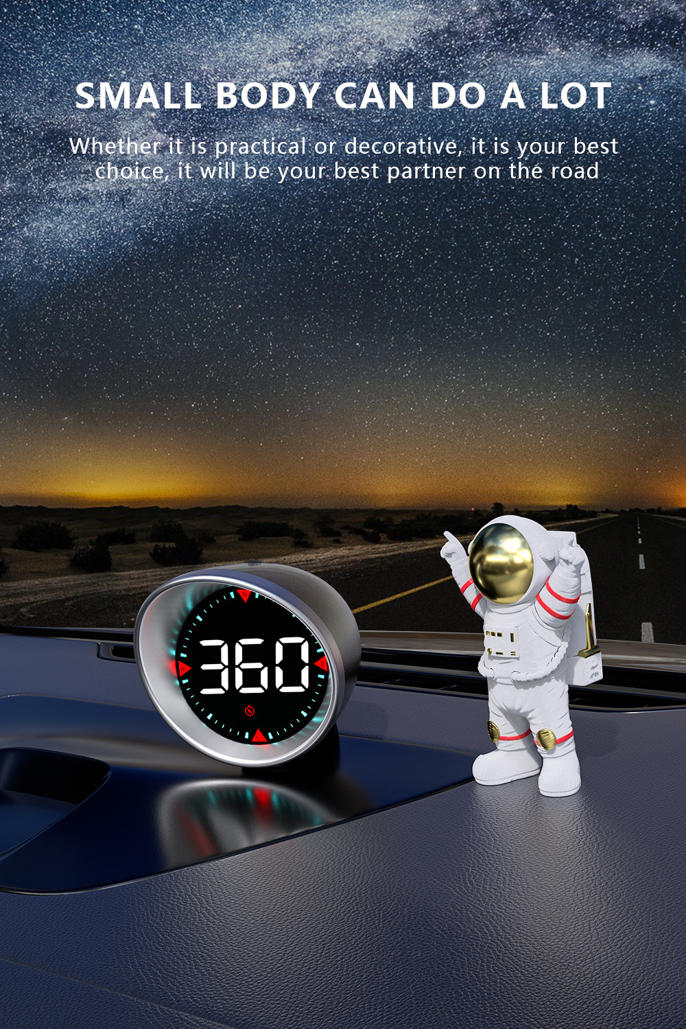Weiying Intelligent Hud Head-Up Display Car Universal Gps Speedometer Modification Portable Smart High-Definition