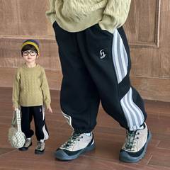 男童裤子春秋款儿童休闲长裤男孩宽松运动束脚卫裤A类童装衣服