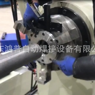 Carbon Steel Straight Pipe Flange Welding Equipment Stainless Steel Pipe Ring Seam Automatic Welding Flange Welding Machine