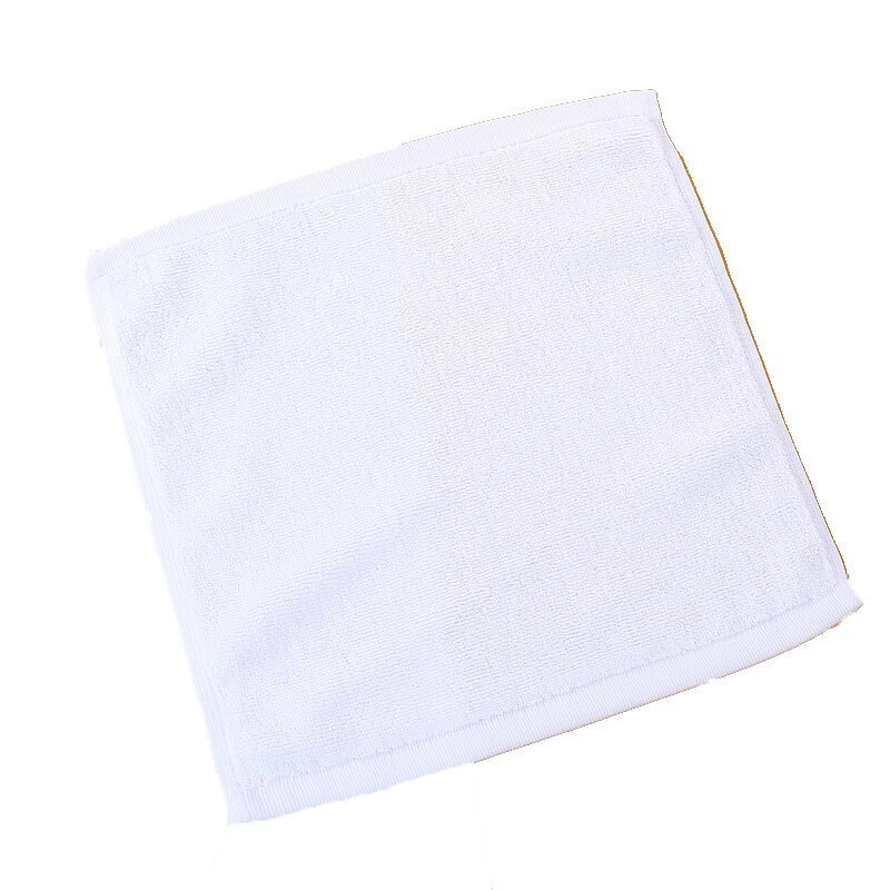 Cotton small towel white small towel soft absorbent hotel restaurant hot towel kindergarten towel with direct sales