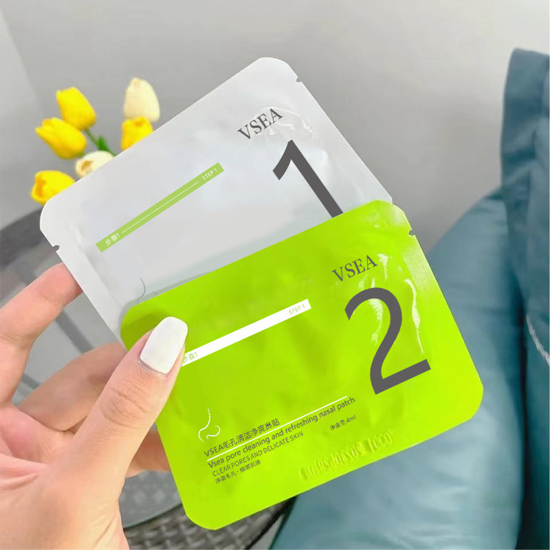 Para eliminar los puntos negros, cerrar la boca y encoger los poros, juego de película nasal, líquido de salida, limpieza, estudiantes masculinos y femeninos