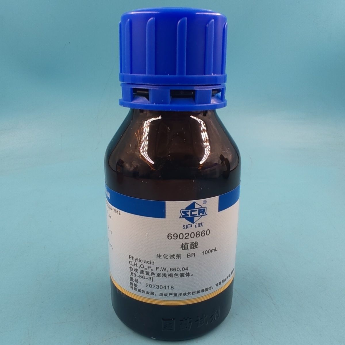 国药沪试 植酸 生化试剂 BR100ml 化学实验试剂