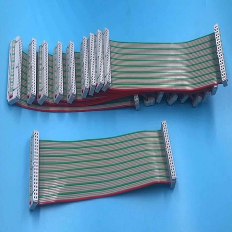 厂家直销2651电脑排线 2.54间距 40P杜邦头 红灰绿30cm白色排线头