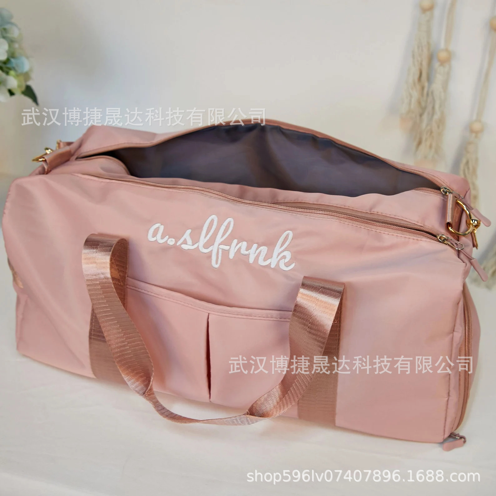 Etsy 맞춤형 요가 가방 자수 레이저 대용량 트레이닝 가방 단거리 여행 가방 피트니스 가방
