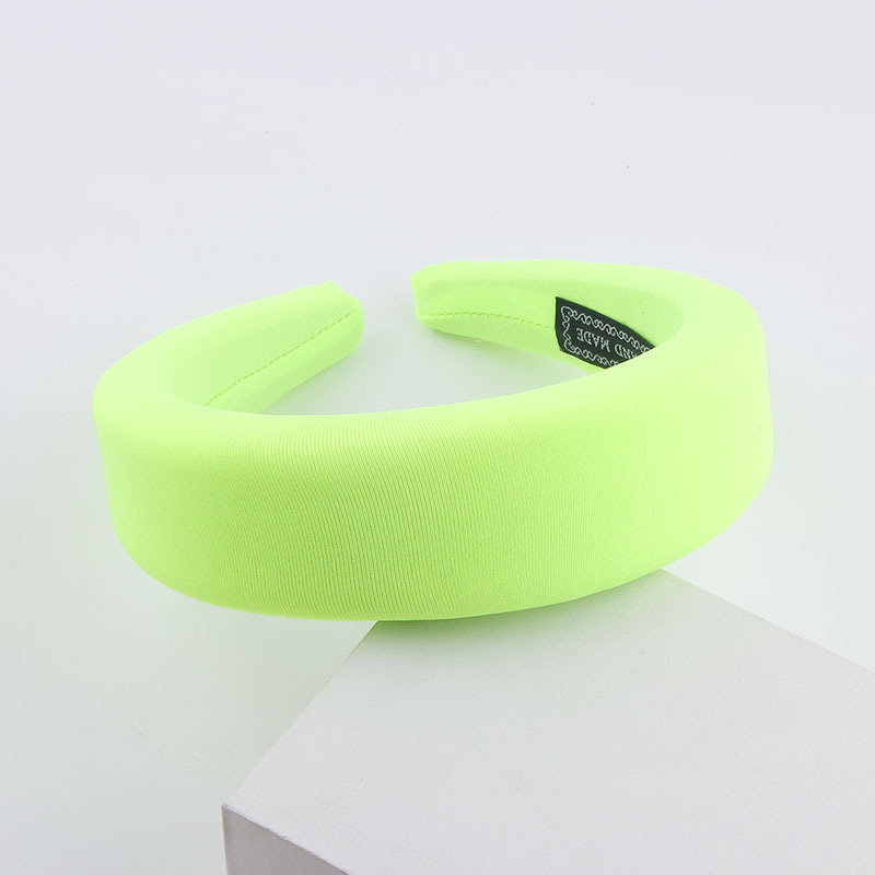 135g Weight Headwear Classification Travel Occasion Plaid Pattern Women'S Gender Rose Red, White, Pink, Purple, Green, Fluorescent Green, Blue, Yellow, Black Color Fashion Multicolor Milk Silk Sponge Headband 10