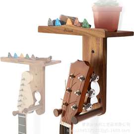 跨境木制壁挂式挂架吉他墙面装饰尤克里壁挂架客厅展示架装饰吊架