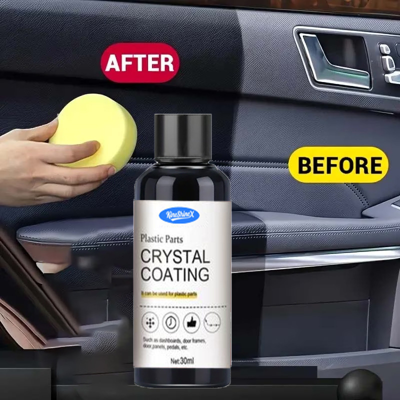 Kineshinex Car Plastic Polishing and Restoration Agent, Car Interior Plastic Renewal Agent, Restores Decorative Shine Kineshinex Car Plastic Polishing and Restoration Agent, Car Interior Plastic Renewal Agent, Restores Decorative Shine