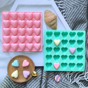 25 Love 691 Candy Chocolate Silicone Mold Baking Biscuit Cake Decoration Mold Ice Pudding Mold
