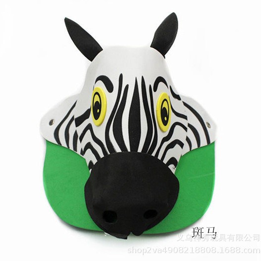 Día del niño Eva sombrero para el sol actividades entre padres e hijos dibujos animados animal tocado doce tocado del zodiaco