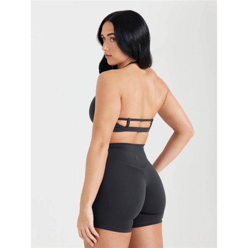 In Stock Oneractive Timeless Strappy Multi-Wear Adjustable Beautiful Back Halter Sports Bra