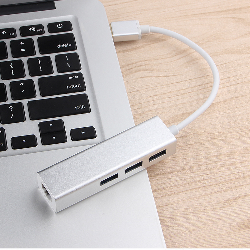 USB network cable adapter RJ45 network cable external wired network card hub splitter usb3.0 Gigabit Ethernet card