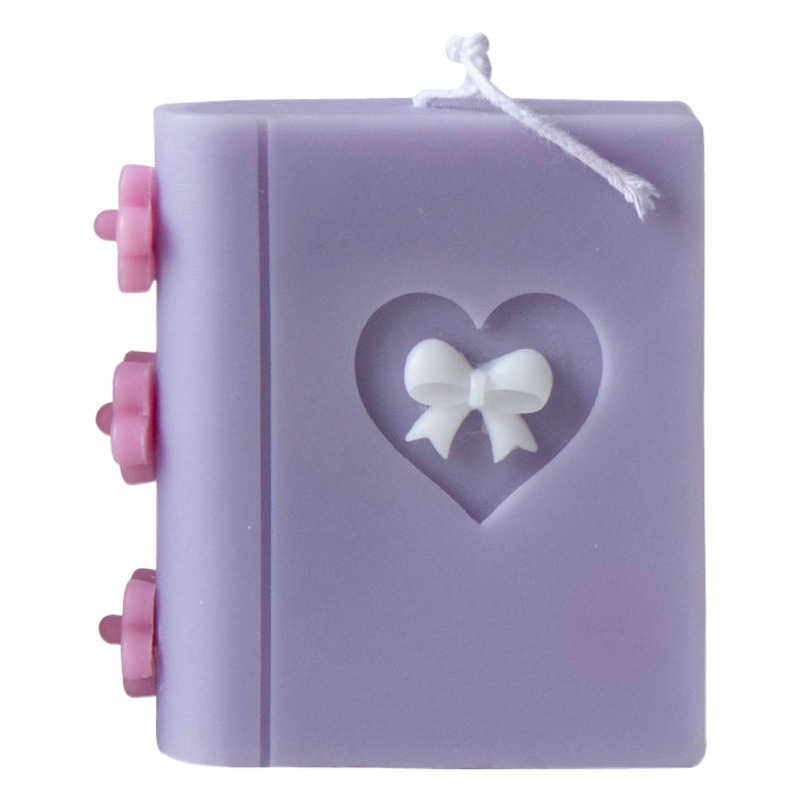 Venta caliente coreano ins estilo lindo libro forma aromaterapia vela regalo de boda regalo de cumpleaños decoración del banquete