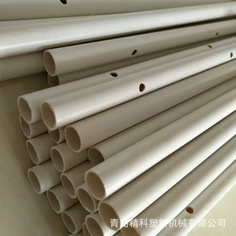 供应PVC一出二穿线管设备PVC钢筋穿墙管拉管机pvc管材线