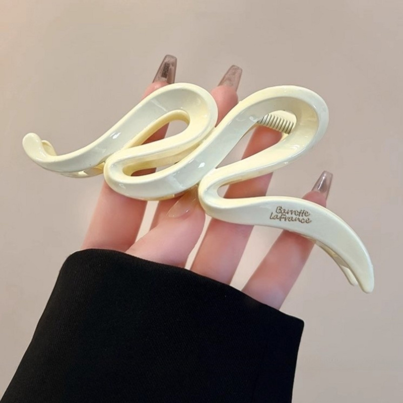 Beige, french style, letter S
