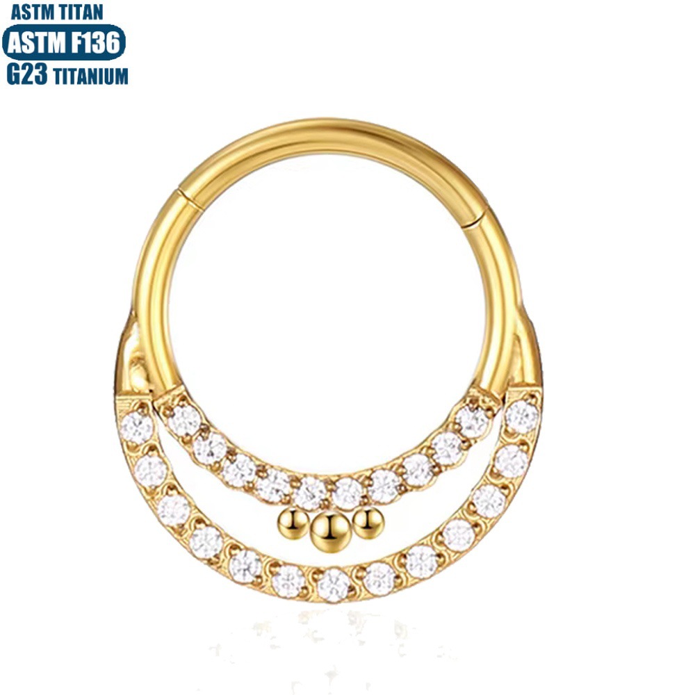 16G labret stud size and finish detail