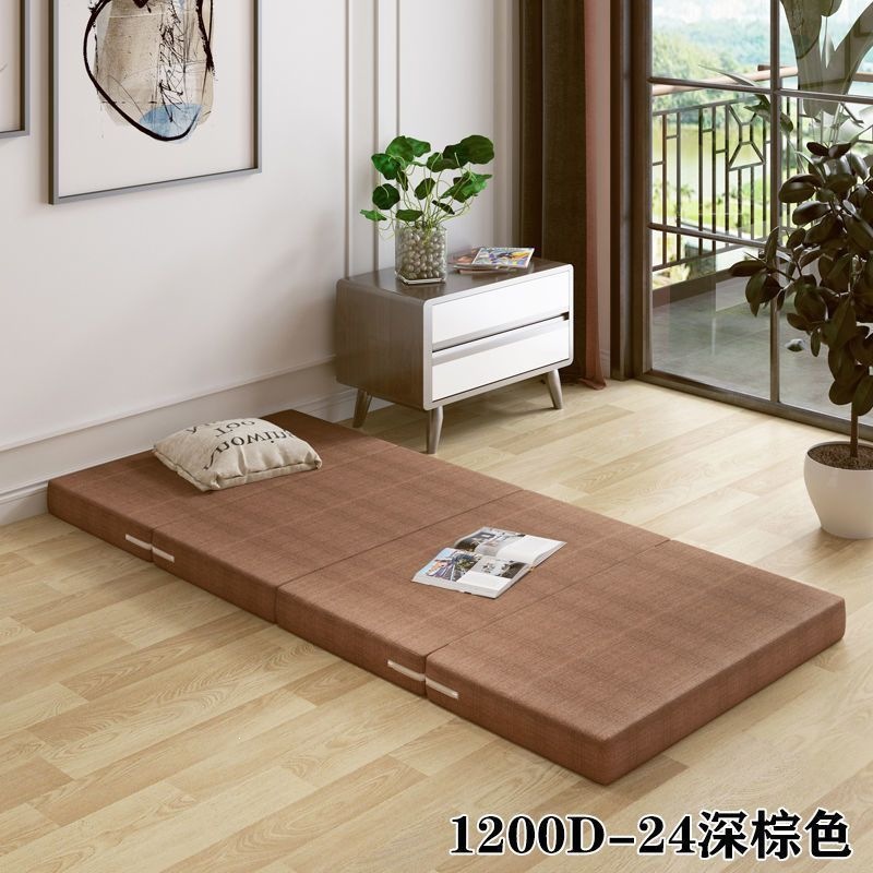 Esposa de cuatro plegados espesa almuerzo siesta colchón estudiante perezoso oficina almohadilla de tatami para dormir piso