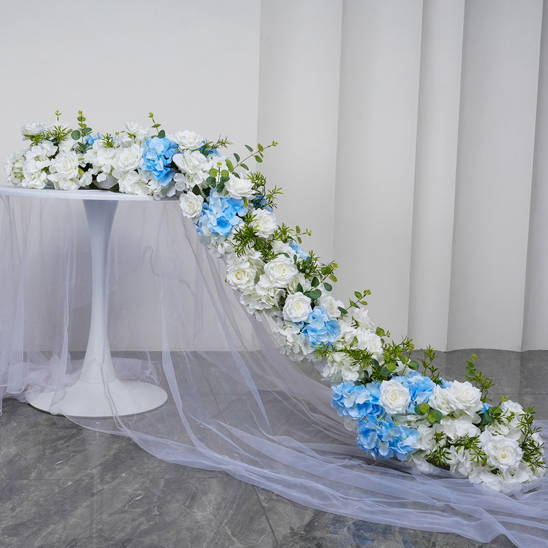 外贸仿真花 新款布置花排 婚庆婚房背景路引路引装饰橱窗迎宾假花|undefined