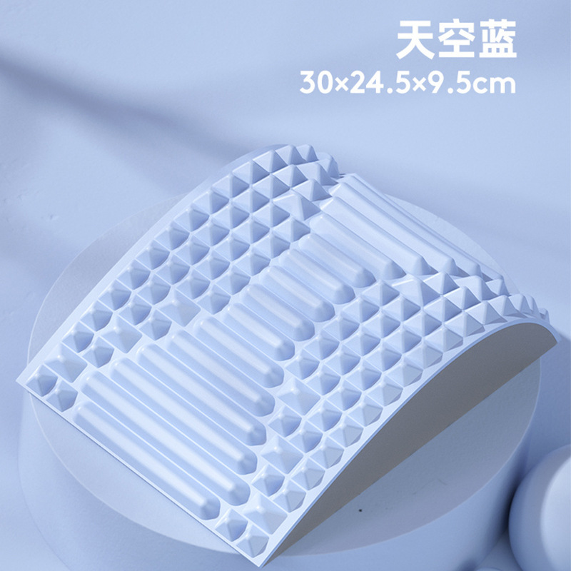 腰椎のストレッチ、マッサージ、リラックス、ヨガ、脊椎矯正、背中を伸ばす運動、補助腰枕、筋肉の伸び|undefined
