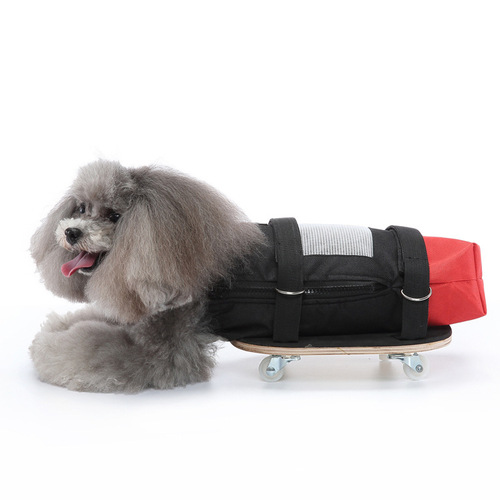 Meiqi Pet Products supplies lower body tow bags and pulleys for elderly dogs, auxiliary scooters for pets with difficulty walking