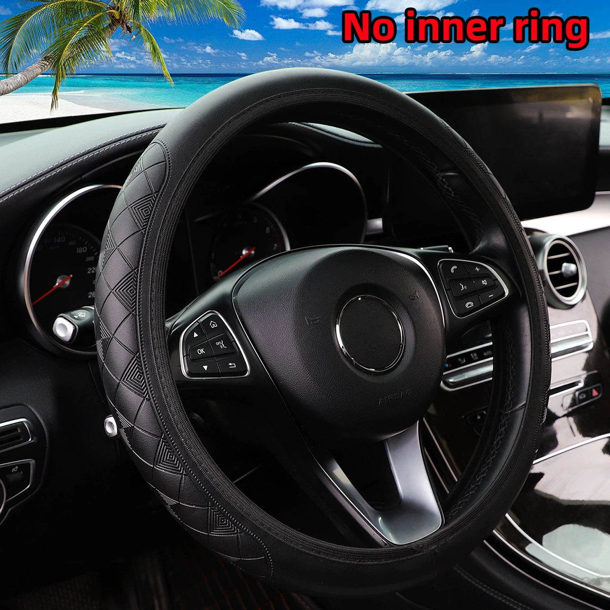 Износостойкая решетка с тиснением новый автомобиль без внутреннего круга, эластический набор рулевого диска четыре сезона трансграничный