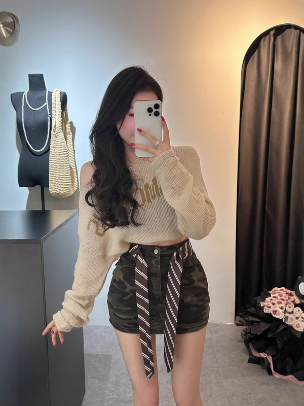 韩魅儿辣妹短裙潮女夏季新款浅色高腰显瘦修身a字包臀半身裙7023|undefined