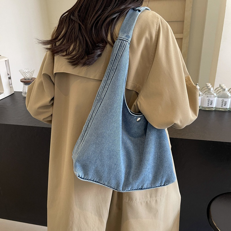 게으른 스타일 가방 일본과 한국 스타일 게으른 스타일 여성용 어깨 배낭 예술적 씻은 크로스 백 팩 캐주얼 쇼핑백