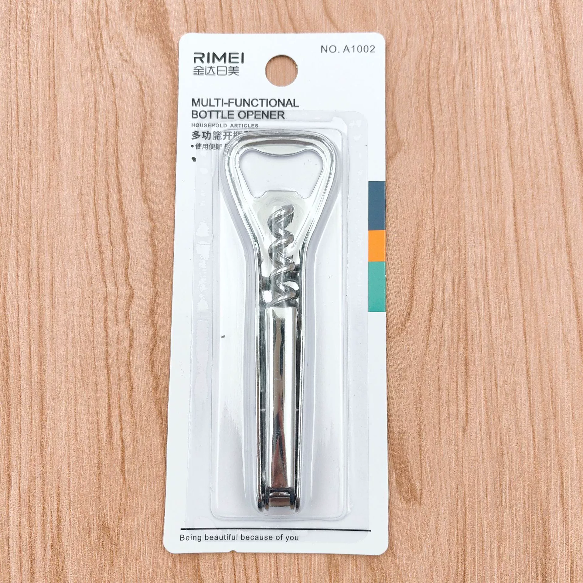 Jinda Rimi 1063 Красный Винный Открывашка - Простой Инструмент для Открывания Шампанского и Вина от 日美