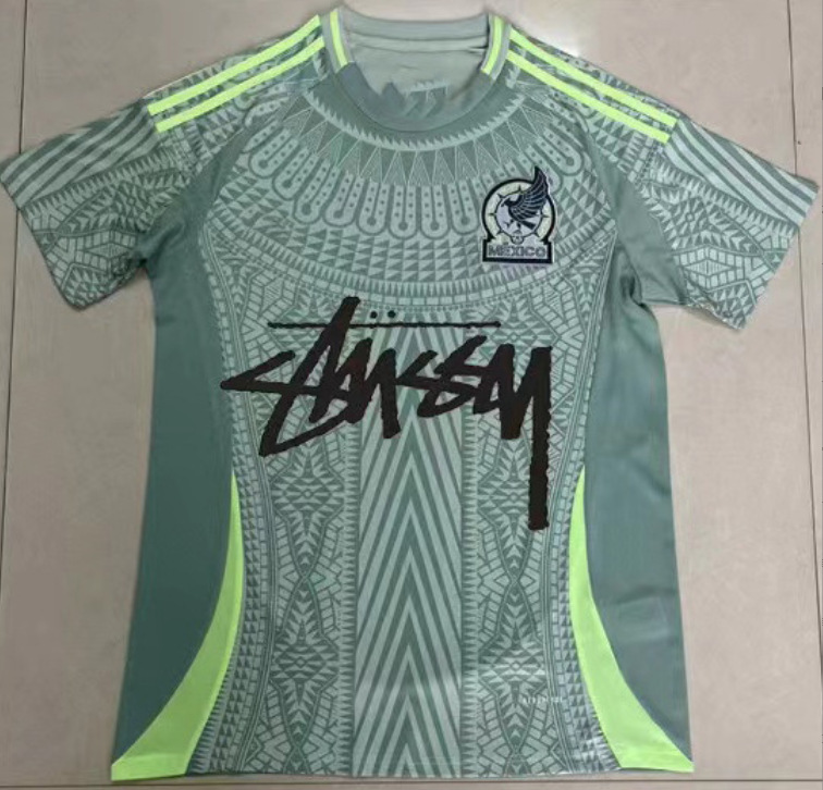 Stussy Jersey Brasil Flamengo Italia Edición conmemorativa Portugal París Francia Uniforme de fútbol