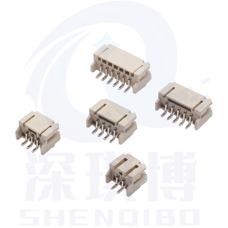 优质PH2.0mm间距立/卧式贴片连接器 SMT耐高温LCP编带装2~10P