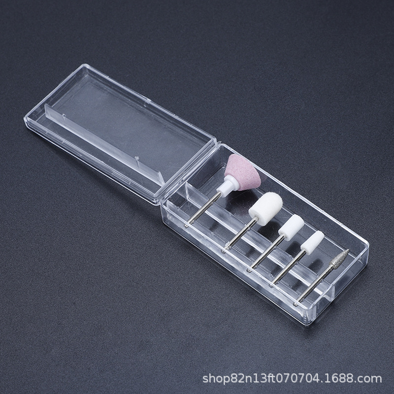 Juego de brocas para uñas de cinco piezas del fabricante, accesorios para taladro de uñas, juego de brocas para uñas de 5 piezas, pulidor de uñas de 2,35 mm