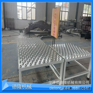 车间牛眼滚珠工作台旋转打包万向球输送线无动力滚轮装配线定制