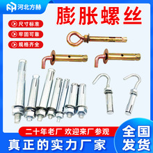 膨胀螺栓膨胀栓膨胀钩内膨胀拉爆螺丝彭胀螺拴加长国标膨胀螺丝
