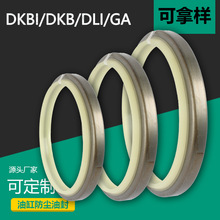 源头厂DKBI/DKB/DLI/GA油封油缸防尘密封圈外骨架铁壳聚氨酯油封
