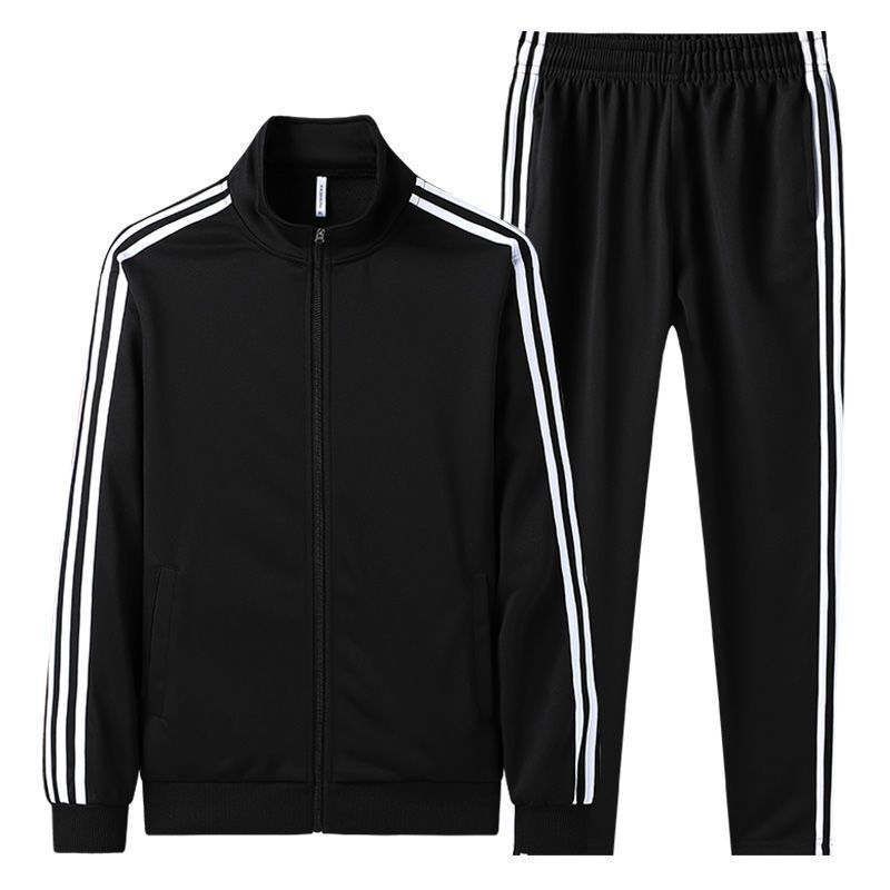 Spring and Autumn Casual Sports Suit Men's Stand-Up Collar Cardigan Sweatshirt Trendyy and Versatile Couple's Same Style Loose Two-Piece Set Trendy Spring and Autumn Casual Sports Suit Men's Stand-Up Collar Cardigan Sweatshirt Trendyy and Versatile Couple's Same Style Loose Two-Piece Set Trendy